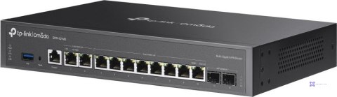 TP-Link Omada ER7412-M2 ruter 2.5 Gigabit Ethernet, Gigabit Ethernet Czarny
