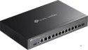 TP-Link Omada ER7412-M2 ruter 2.5 Gigabit Ethernet, Gigabit Ethernet Czarny