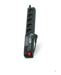 Listwa przeciwprzepięciowa Acar 504WF EMI/RFI (3m ; czarny)