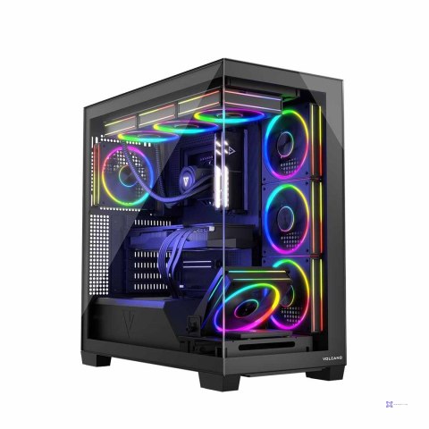 MODECOM OBUDOWA VOLCANO STELLAR ARGB MIDI 8F BLACK