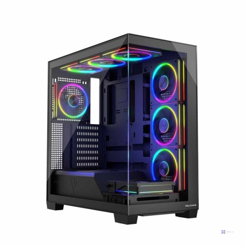 MODECOM OBUDOWA VOLCANO STELLAR ARGB MIDI 8F BLACK