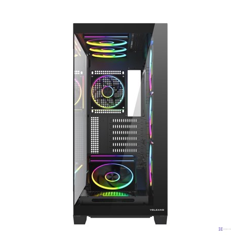 MODECOM OBUDOWA VOLCANO STELLAR PLUS ARGB MIDI 8F BLACK