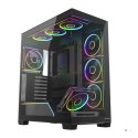 MODECOM OBUDOWA VOLCANO STELLAR PLUS ARGB MIDI 8F BLACK