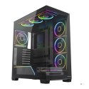 MODECOM OBUDOWA VOLCANO STELLAR PLUS ARGB MIDI 8F BLACK