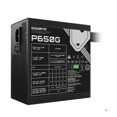Zasilacz Gigabyte P650G PCIE 5.1 650W (GP-P650G PG5)