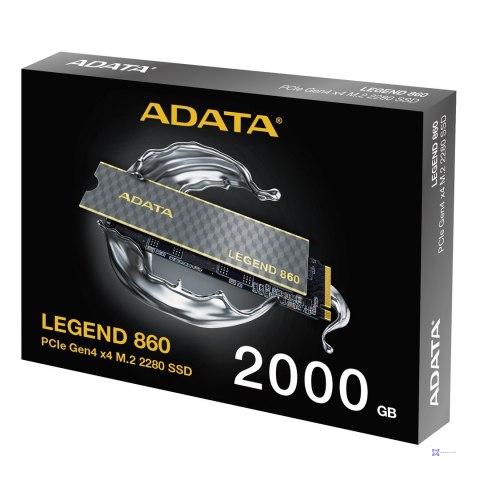Adata Dysk SSD LEGEND 860 2TB PCIe 4x4 6000/5000 MB/s M.2 (OUTLET)