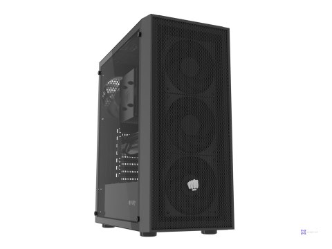FURY OBUDOWA SHOBO SH8F MIDI TOWER Z OKNEM CZARNA