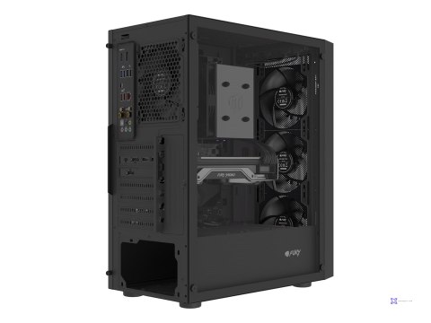 FURY OBUDOWA SHOBO SH8F MIDI TOWER Z OKNEM CZARNA