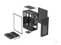 FURY OBUDOWA SHOBO SH8F MIDI TOWER Z OKNEM CZARNA