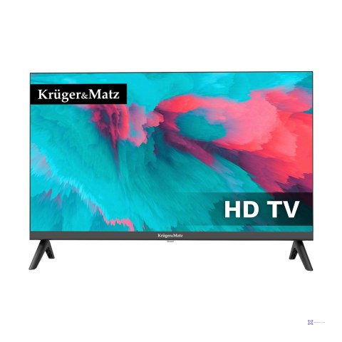 KRUGER&MATZ TELEWIZOR 24" HD 230/12V DVB-T2 H.265 HEVC KM0224-T1