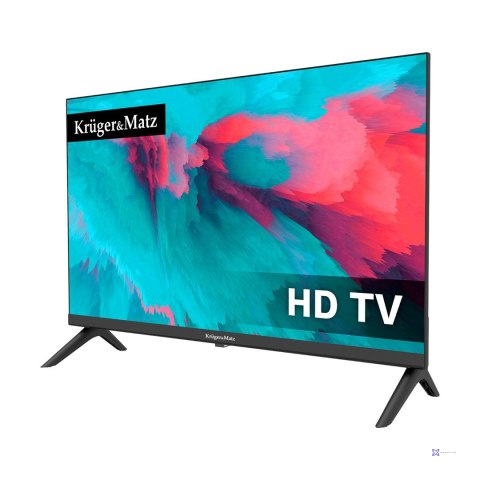 KRUGER&MATZ TELEWIZOR 24" HD 230/12V DVB-T2 H.265 HEVC KM0224-T1