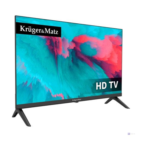 KRUGER&MATZ TELEWIZOR 24" HD 230/12V DVB-T2 H.265 HEVC KM0224-T1