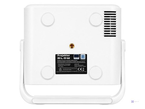 Projektor przenośny BLOW AndroidTV FullHD MaxView biały