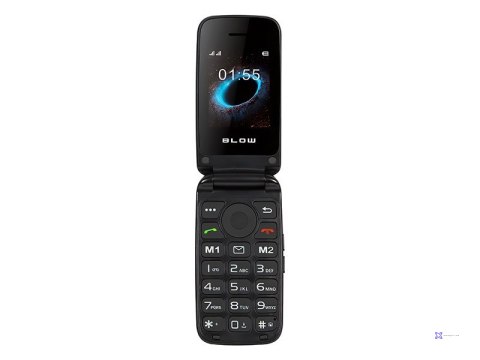 Telefon dla seniora BLOW z klapką S24 czarny