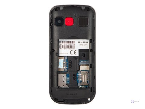 Telefon dla seniora BLOW z podstawką S18D czarny