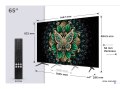 Telewizor TCL 65C69K QD-Mini LED 65" 4K Ultra HD Google TV Dolby Atmos DVB-T2 Metaliczny (OUTLET)