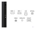 Telewizor TCL 65C69K QD-Mini LED 65" 4K Ultra HD Google TV Dolby Atmos DVB-T2 Metaliczny (OUTLET)