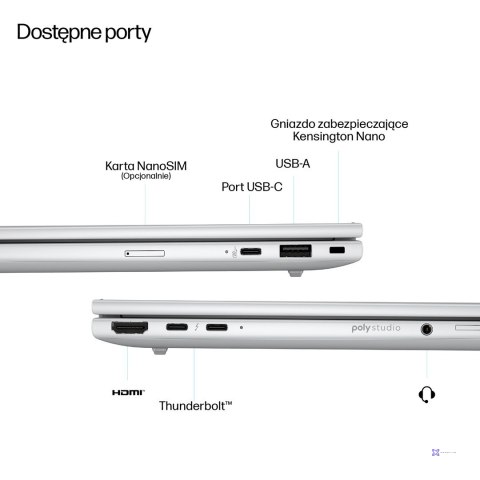 HP EliteBook 8 G1a Ryzen AI 7 PRO 350 14.0"WUXGA IPS 400nits AG 32GB DDR5 5600 SSD1TB Radeon 860M Cam IR 5 Mpx AI 62Wh W11Pro 3Y