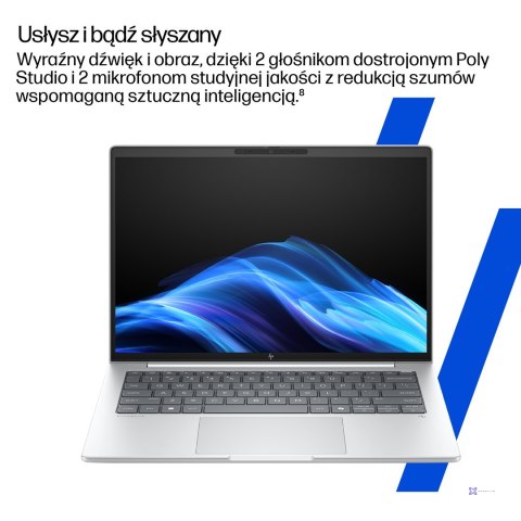 HP EliteBook 8 G1a Ryzen AI 7 PRO 350 14.0"WUXGA IPS 400nits AG 32GB DDR5 5600 SSD1TB Radeon 860M Cam IR 5 Mpx AI 62Wh W11Pro 3Y