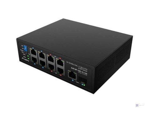 LANBERG SWITCH LIGHT INDUSTRIAL POE 4XBT 4XAT SFP+ETH DIN NIEZARZĄDZALNY FAST ETHERNET