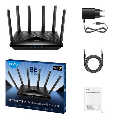 Router CUDY WR11000 2.5G Wi-Fi 7 Tri-band