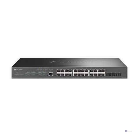 SWITCH TP-Link zarządzalny L2 JetStream, SG3428XMP, 24 porty 10/100/1000 Mb/s, 4 sloty SFP+ 10G