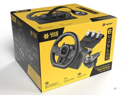 TRACER KIEROWNICA SIMRACER MANUAL GEARBOX 6 IN 1