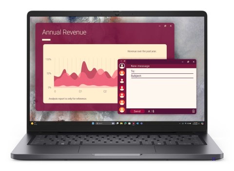 Dell Pro 14 PC14250 Core 7 150U 14.0"FHD+ IPS 300nits 60Hz 16GB DDR5 5200 SSD512 Intel Graphics FgrPr Cam FHD+IR WLAN+BT BcklKb 