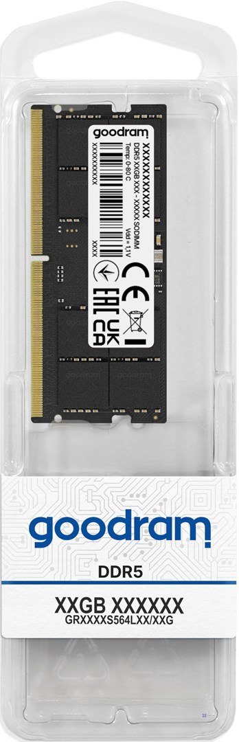 GOODRAM SODIMM DDR5 16GB PC5-44800 5600MHz CL46 (OUTLET)