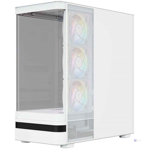 MODECOM OBUDOWA VOLCANO AQ 100 ARGB MIDI BIAŁA