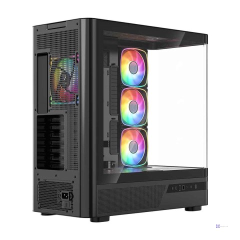 MODECOM OBUDOWA VOLCANO AQ 100 ARGB MIDI CZARNA