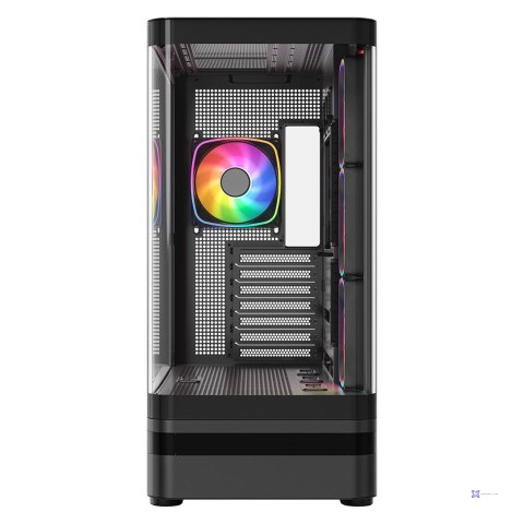 MODECOM OBUDOWA VOLCANO AQ 100 ARGB MIDI CZARNA