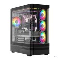MODECOM OBUDOWA VOLCANO AQ 100 ARGB MIDI CZARNA