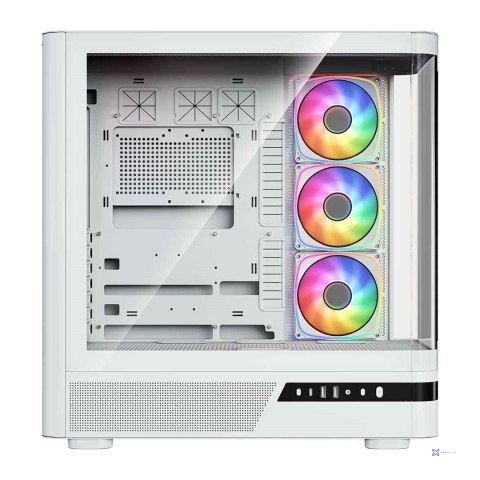 MODECOM OBUDOWA VOLCANO AQ 200 ARGB MIDI BIAŁA