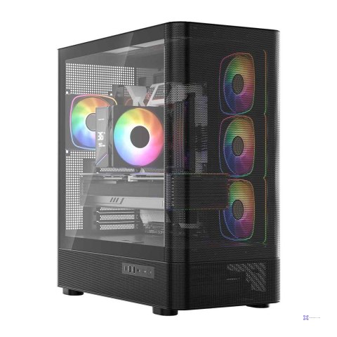 MODECOM OBUDOWA VOLCANO AQ 300 ARGB MIDI CZARNA