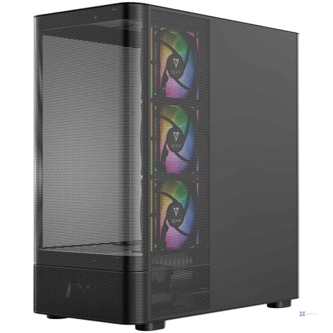 MODECOM OBUDOWA VOLCANO AQ 300 ARGB MIDI CZARNA
