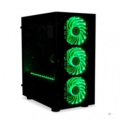Obudowa IBOX MINI TOWER PASSION V4 GAMING OPV4 (Micro ATX; kolor czarny)