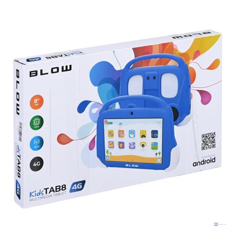 BLOW TABLET KIDSTAB8 4G 4/64GB NIEBIESKIE ETUI (OUTLET)