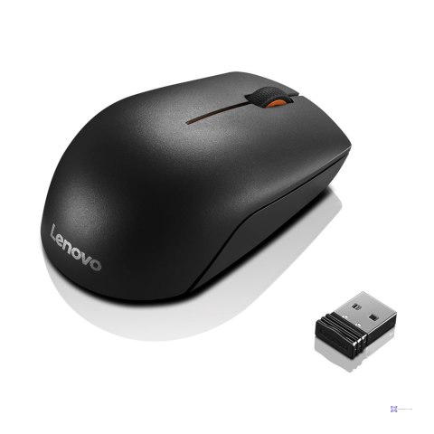 Mysz Lenovo 300 Wireless Compact Mouse GX30K79401 (optyczna; 1000 DPI; kolor czarny)