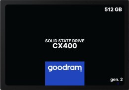 DYSK SSD GOODRAM 512GB Gen. 2 SATA III 2,5 CX400 (OUTLET)