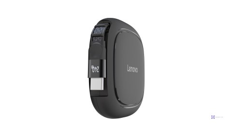 Kabel zwijany Lenovo GX91V57058 240W USB-C czarny