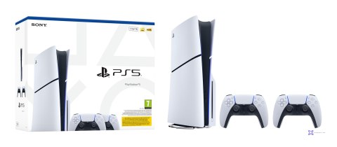 Konsola SONY PS5 Slim 1TB + kontroler white