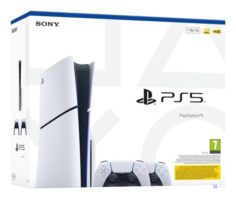 Konsola SONY PS5 Slim 1TB + kontroler white