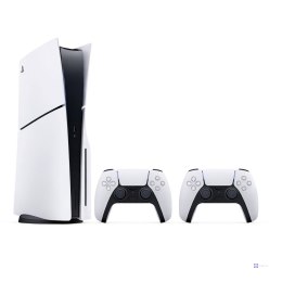 Konsola Sony PlayStation 5 Slim 1Tb white +2 kontrolery (OUTLET)