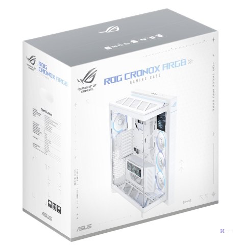 Obudowa Asus ROG CRONOX GR801 CURVE TG ARGB WHITE