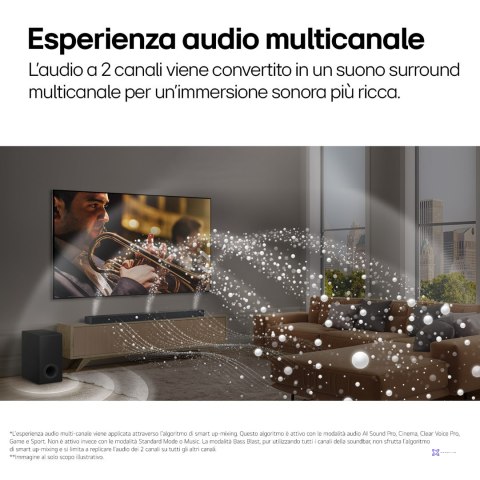 Soundbar LG S95TR 9.1.5 kan. 810W Bluetooth 5.1 Dolby Atmos Czarny (OUTLET)