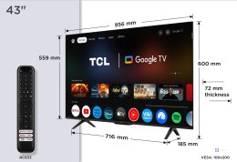 Telewizor TCL 43P7K QLED 43