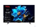 Telewizor TCL 55T69C QLED 55" 4K Ultra HD Google TV Dolby Atmos DVB-T2 Metaliczny (OUTLET)