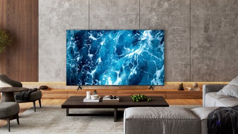 Telewizor TCL 55T69C QLED 55" 4K Ultra HD Google TV Dolby Atmos DVB-T2 Metaliczny (OUTLET)