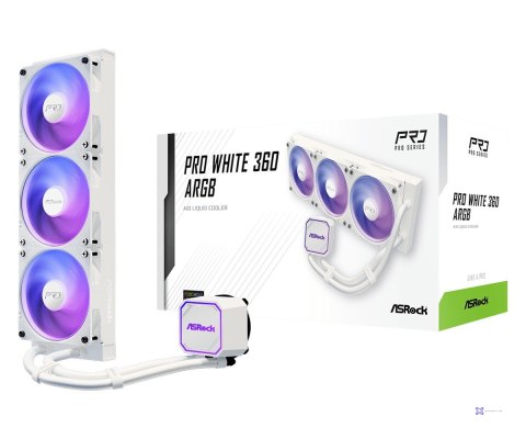 Chłodzenie ASRock Pro White 360 ARGB
